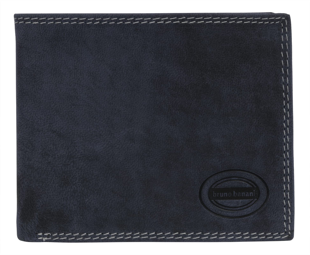 bruno banani Geldbörse Echt Leder Herren | | 021121, Blau