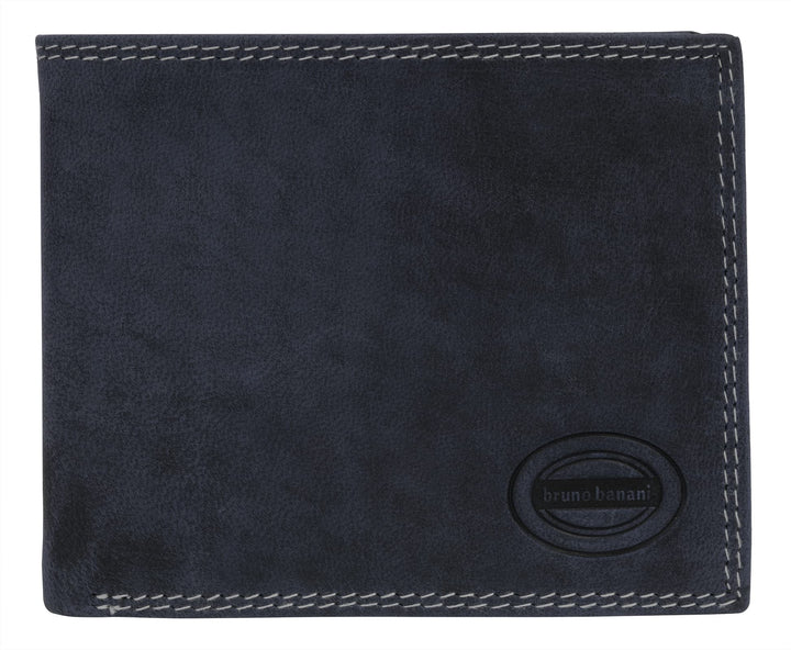 bruno banani Geldbörse Echt Leder Herren | | 021121, Blau