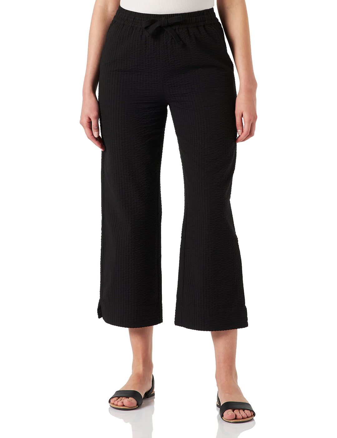 PART TWO Damen Prikkepw Pa Pants Easy Fit Hose 38 Schwarz, 38 Schwarz