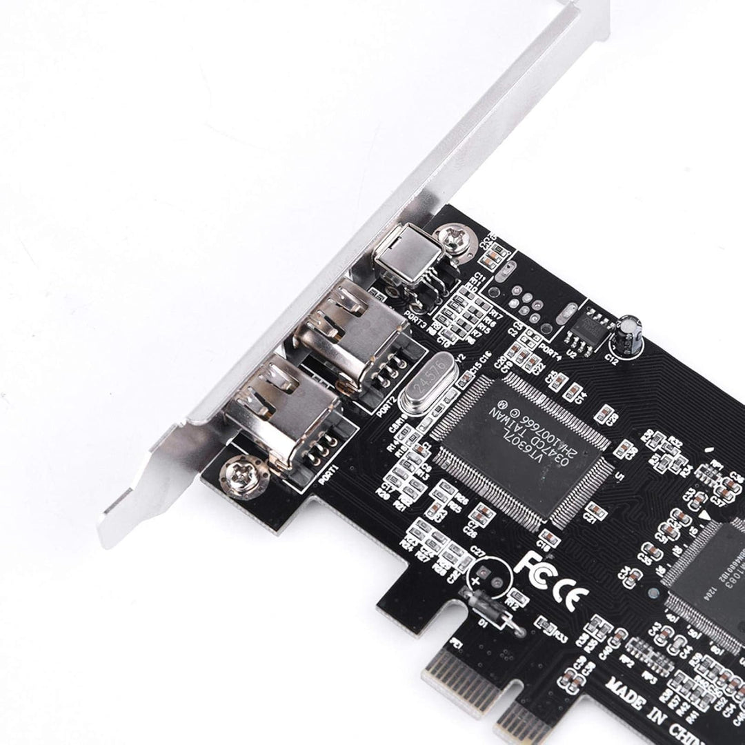 PCIE FireWire-Karte, PCI-E PCI Express FireWire 1394a IEEE 1394-Controllerkarte mit Firewire-Kabel f