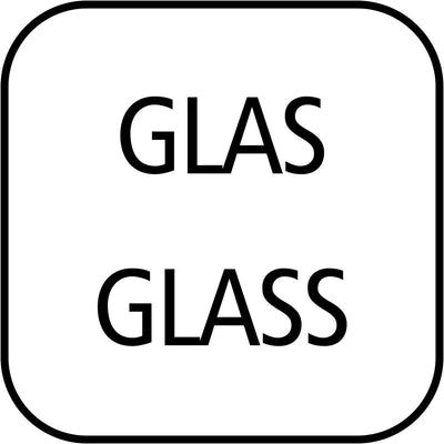 APS Trinkhalme, Getränkehalm, Trinkröhrchen aus Glas, 35er Set, Ø 1 cm, transparent, 21 cm, spülmasc