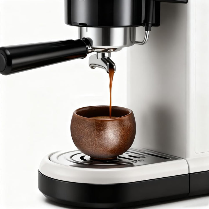 Espressotassen Set, 5-Teilig Espressotassen Steingut 50ml, Espresso Tassen Set, Dickwandig Keramik K