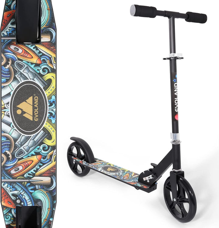 Roller Kinder Scooter, Wheel Scooter, Faltbarer Kinderroller für Kinder ab 5 Jahren, höhenverstellba