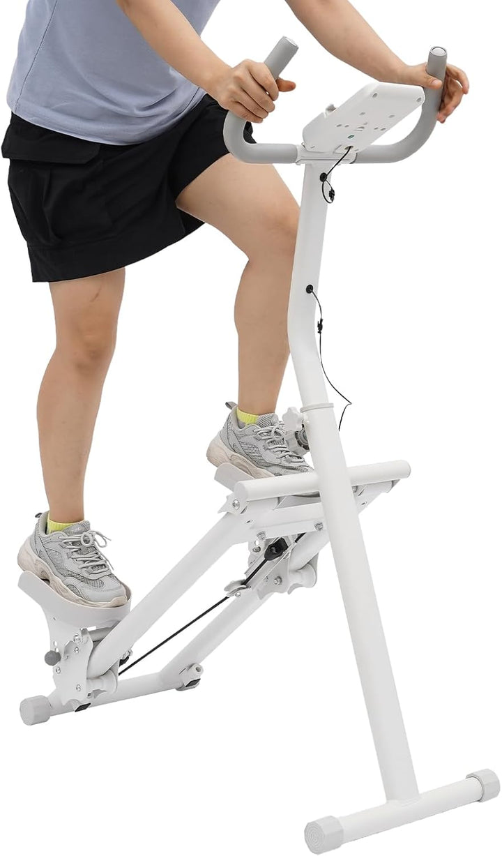 Kletterstepper Klappbar Heimtrainer Mit Digitaldisplay 8 Stufen Widerstand 45° Neigung Für Home Gym