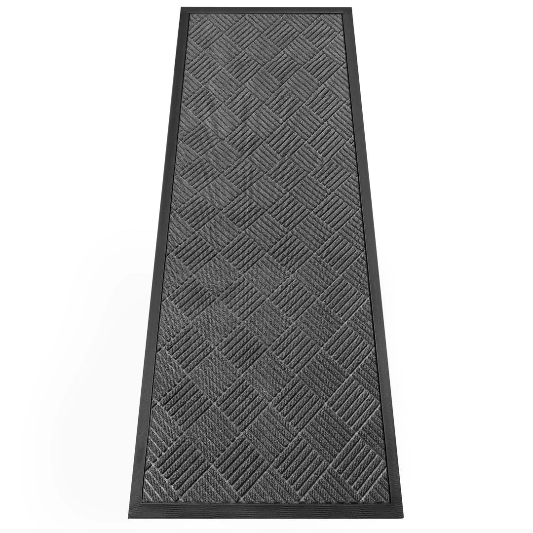 Fussmatte für Haustür innen und aussen, 60 x 180 cm Schmutzfangmatte für Eingangsbereiche, rutschfes