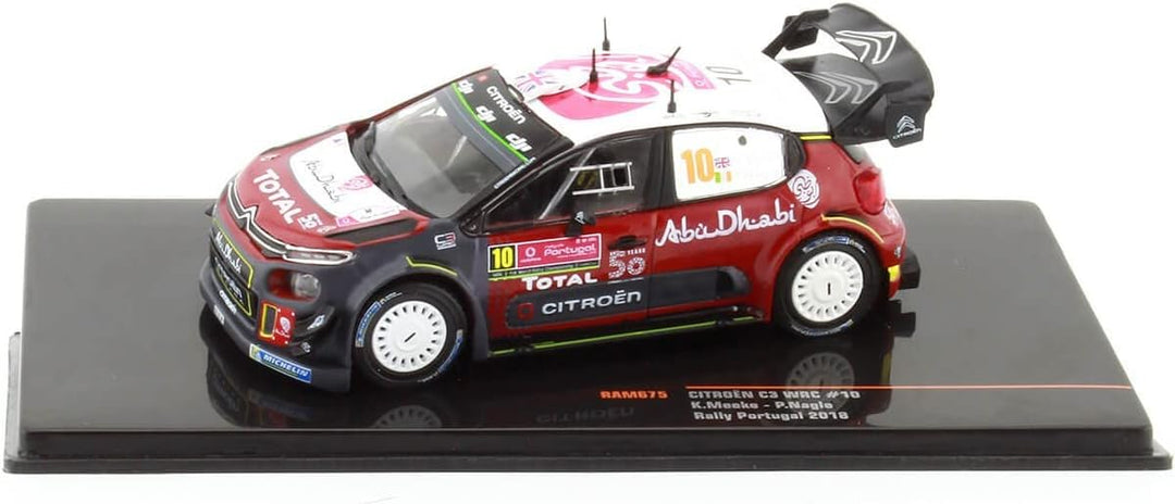 Ixo Citroen C3 WRC #10 Rallye Portugal 2018 Meeke, Nagle 1:43