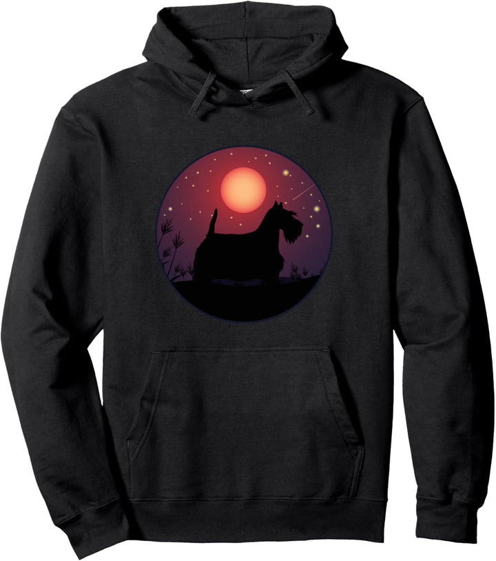 Scotch Terrier Hund Kapuzenpullover Pullover Hoodie