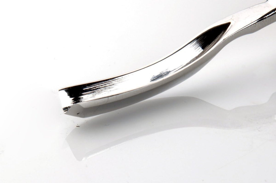 "KIRSCHEN" Werkzeuge 5640006 | Kerbschnitzbeitel mit Birnenheft Stich 39, gebogen & V-förmig - 6mm