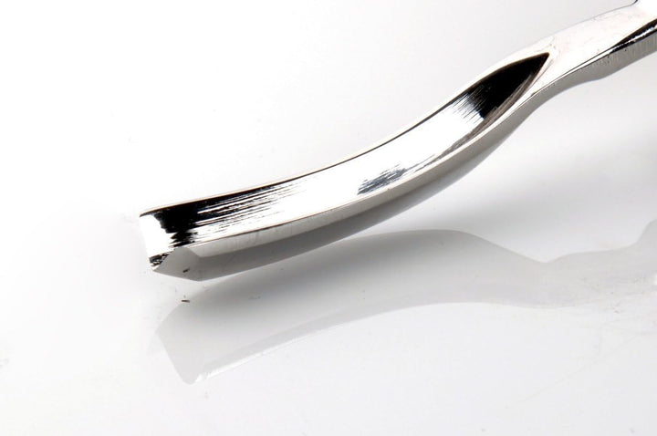 "KIRSCHEN" Werkzeuge 5640006 | Kerbschnitzbeitel mit Birnenheft Stich 39, gebogen & V-förmig - 6mm