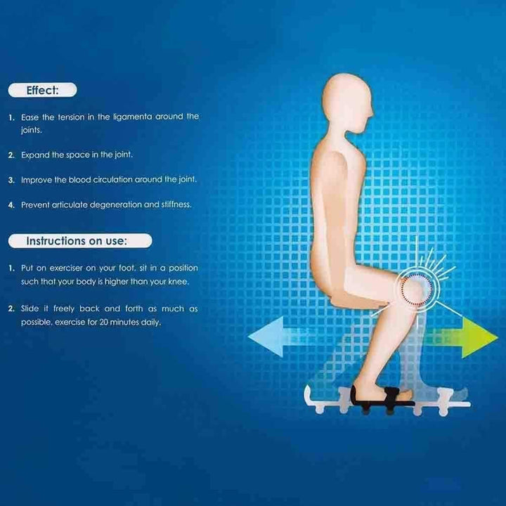 Kniegleittrainer, Unterarmtrainer, Bein-/Knie-/Fusstrainer, Physiotherapie für ältere Menschen, idea