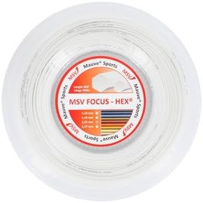 MSV Saitenrolle Focus-HEX 1.23mm Weiss, 1.23mm Weiss