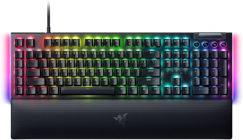 Razer BlackWidow V4 (Yellow Switch) - Mechanische Gaming-Tastatur mit Razer Chroma RGB (Mechanische