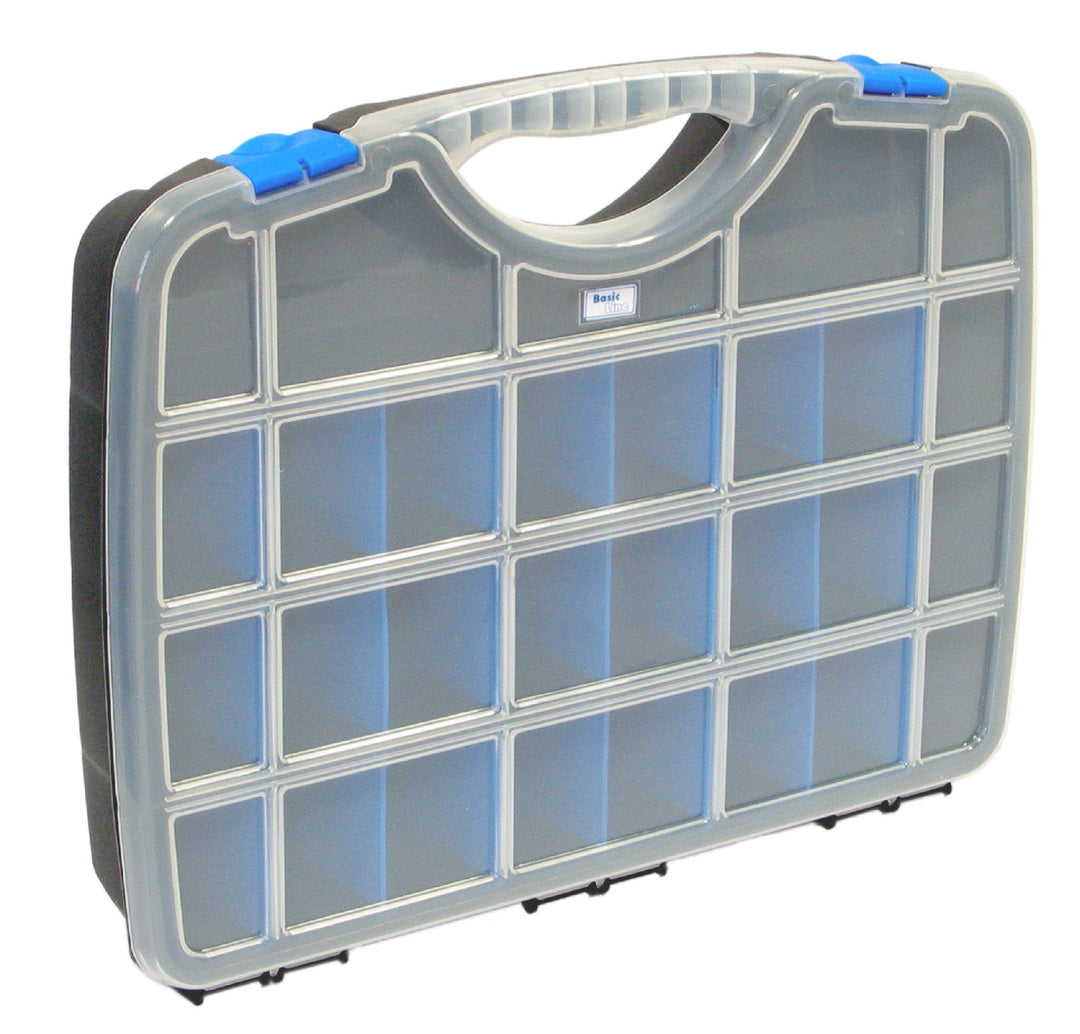 Tayg Sortimentskasten Basic Box 03/460 x 350 x 81 mm/bis zu 26 Fächer/schwarz-blau, schwarz, 024559