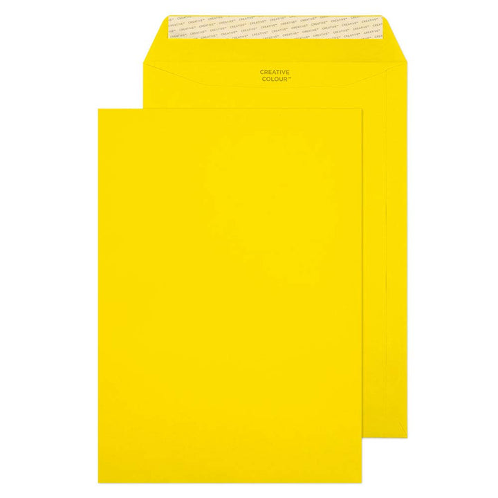 Blake Creative Colour 404 Briefumschläge Haftklebung Ei C4 Bananen Gelb, C4 Bananen Gelb