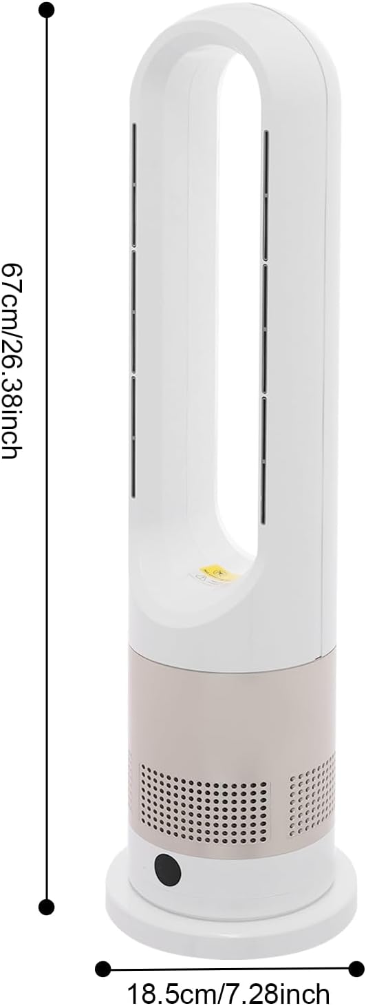 3-in-1 Turmventilator, Heizlüfter, Ventilator und Luftfilter, Automatische Oszillation, 8 Stufen Tim