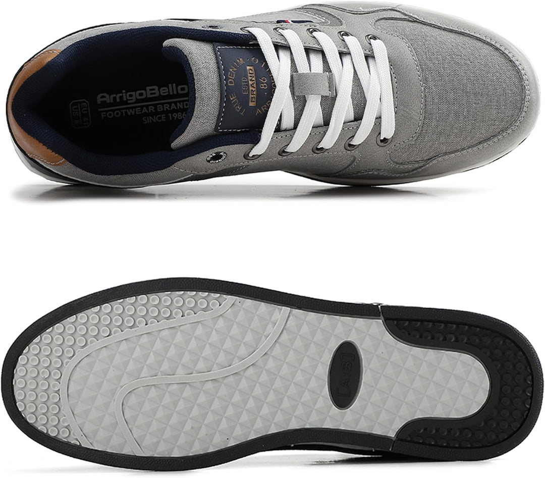 ARRIGO BELLO Freizeitschuhe Herren Sneaker PU Leder Walkingschuhe Atmungsaktive Athletic Formal Clas