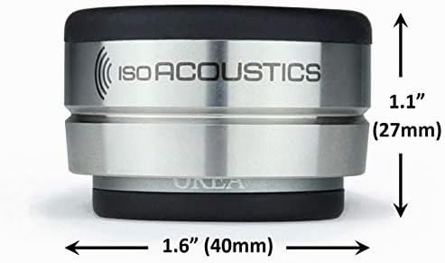 IsoAcoustics Orea-Serie mit Isolatoren für HiFi-Komponenten OREA Graphite – 1,8 kg max./Stück Graphi