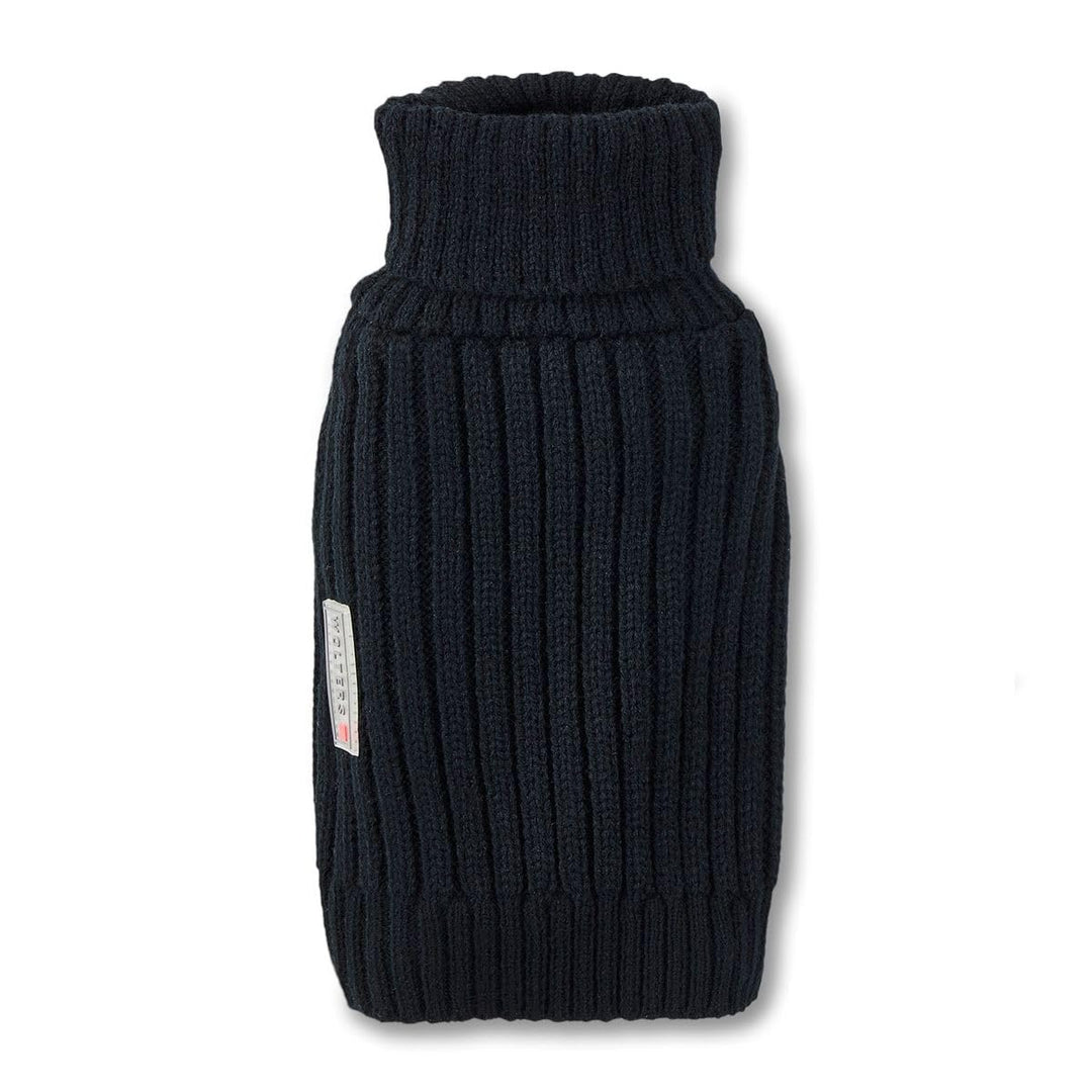 Wolters Strickpullover Ribsty | Hundepullover für kühle Tage | Farbe Schwarz - Gr. 30 (Rückenlänge 2