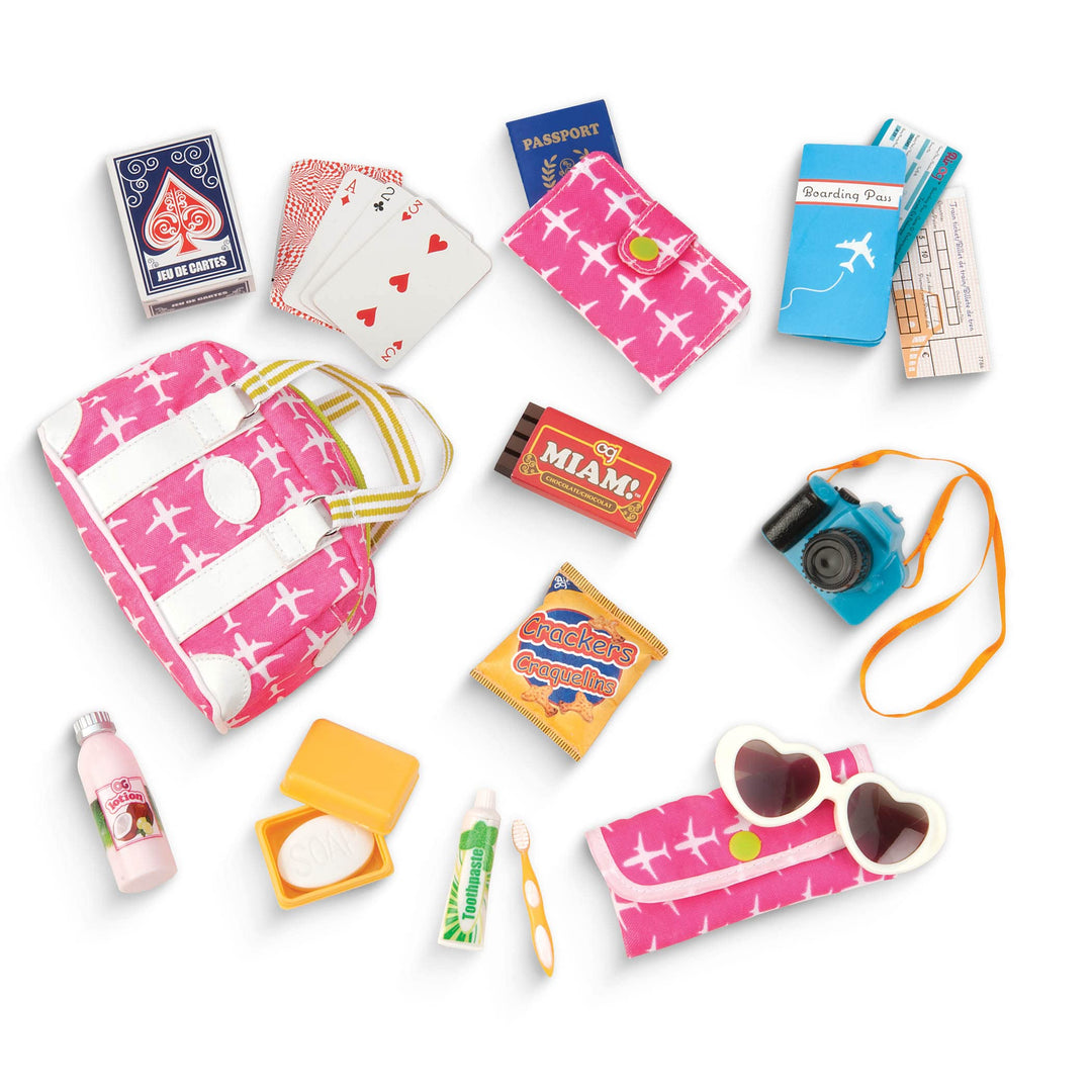 Our Generation - Gute Reise - 46 cm Puppe Zubehör - Reise-Set - Gepäcktasche - Spiel Essen & Kamera