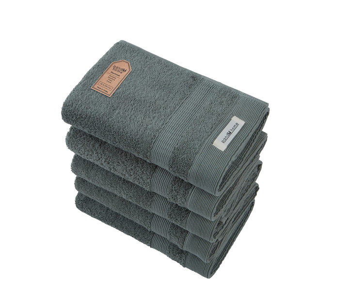PandaHome Handtuch Set aus Baumwolle - 5 Handtücher - 100% Baumwolle Towel, Schnelltrocknend Weich S