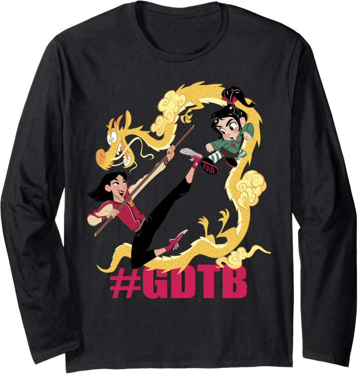 Disney Wreck-It Ralph 2 Comfy Princess Mulan GDTB Langarmshirt