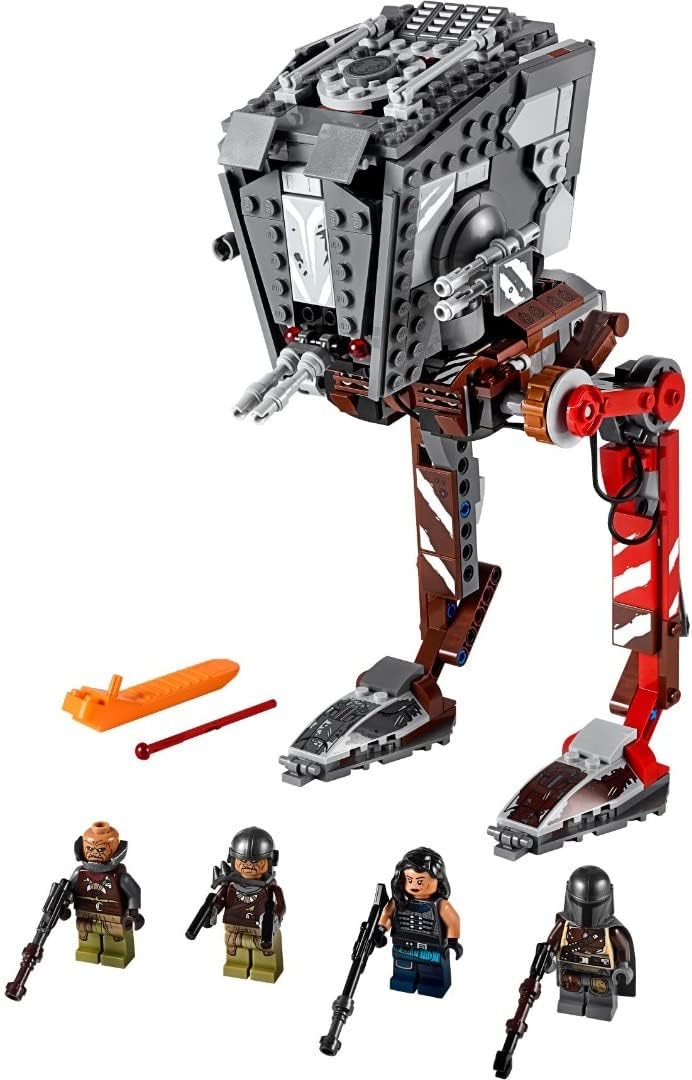 LEGO 75254 Star Wars at-ST-Räuber, Set mit abfeuerbaren Shootern und 4 Minifiguren, TV-Serie The Man