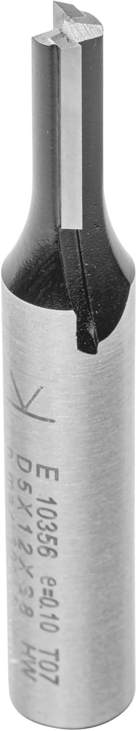 ENT 10356 Nutfräser HW, Schaft (S) 8 mm, Durchmesser (D) 5 mm, NL 12 mm, SL 32 mm, GL 50 mm D=5 / NL