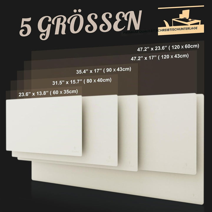 Knodel Tischunterlage, Schreibtischunterlage, 120 x 60cm PVC Tischunterlage, Laptop Tischunterlage,