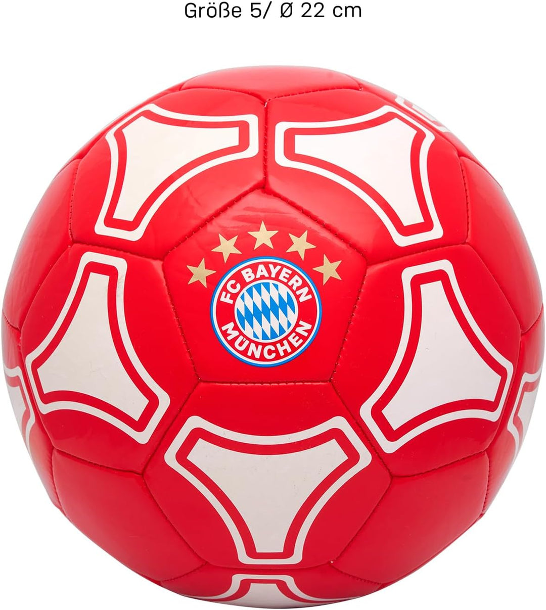 FC Bayern München Fussball | Grösse 5 | Rot-Weiss Einheitsgrösse, Einheitsgrösse