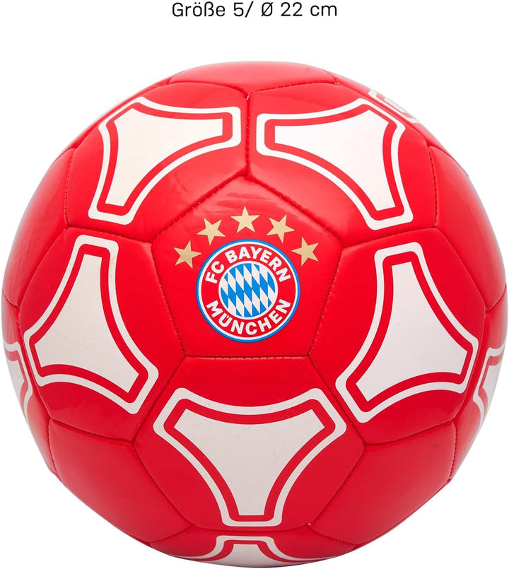 FC Bayern München Fussball | Grösse 5 | Rot-Weiss Einheitsgrösse, Einheitsgrösse