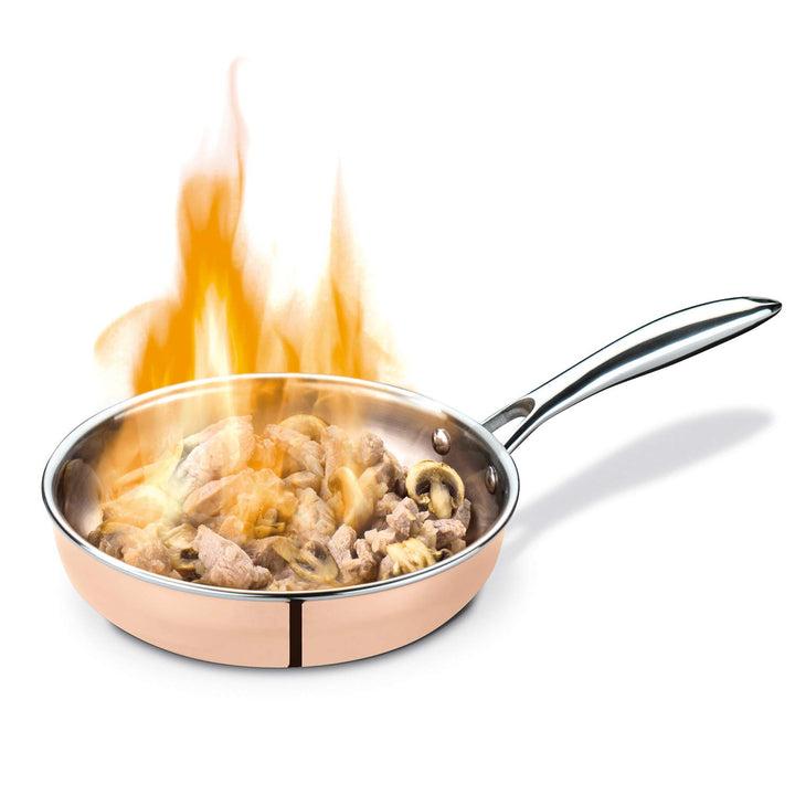Spring Culinox Bratentopf Kupfer 20 cm Bratentopf niedrig 20 cm, Bratentopf niedrig 20 cm