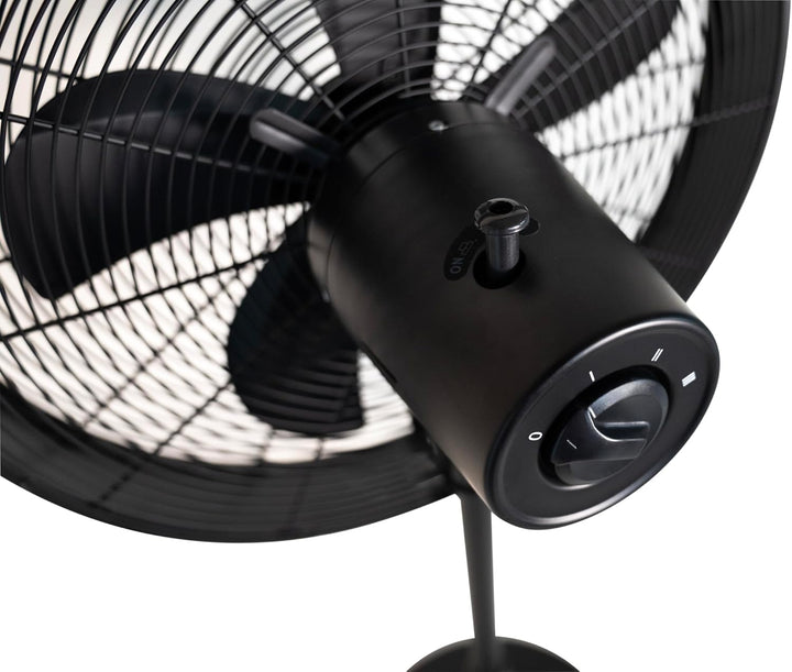 Unold 86725 Standventilator Black Steel Schwarz 50 W 3-stufige Geschwindigkeitsregelung verstellbare