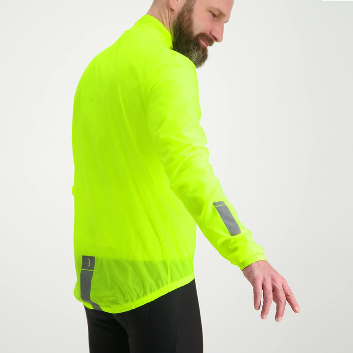 BBB Cycling FahrradJacke Herren und Damen | Wasserabweisend Winddicht Leicht Reflektierend | Rennrad