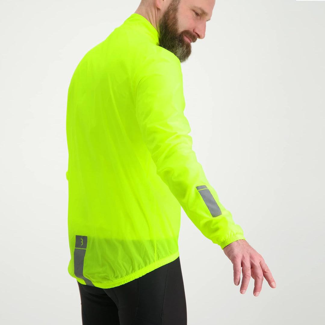 BBB Cycling FahrradJacke Herren und Damen | Wasserabweisend Winddicht Leicht Reflektierend | Rennrad