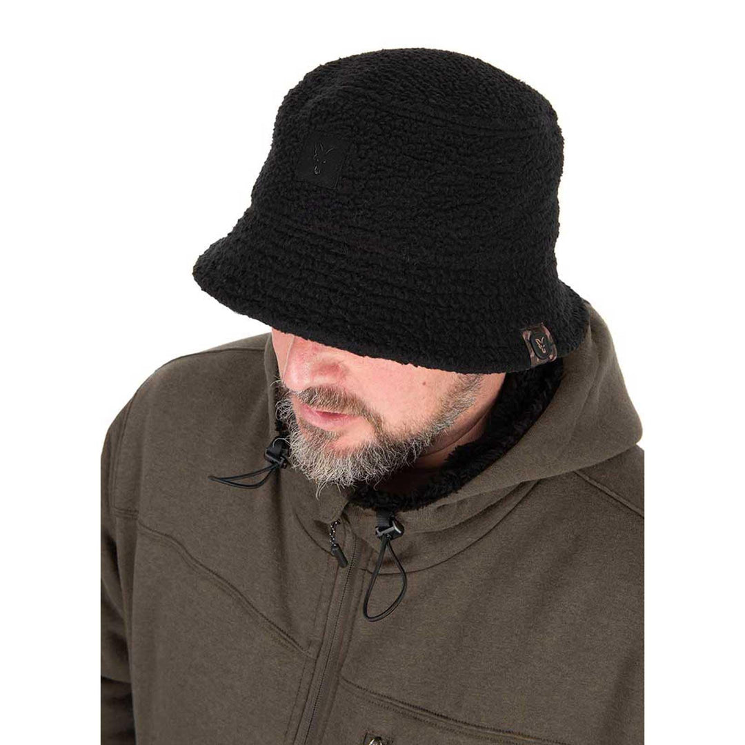 Fox Sherpa Eimermütze - Schwarz | Angelmütze