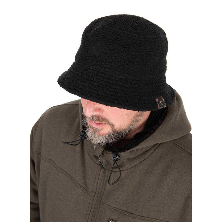 Fox Sherpa Eimermütze - Schwarz | Angelmütze