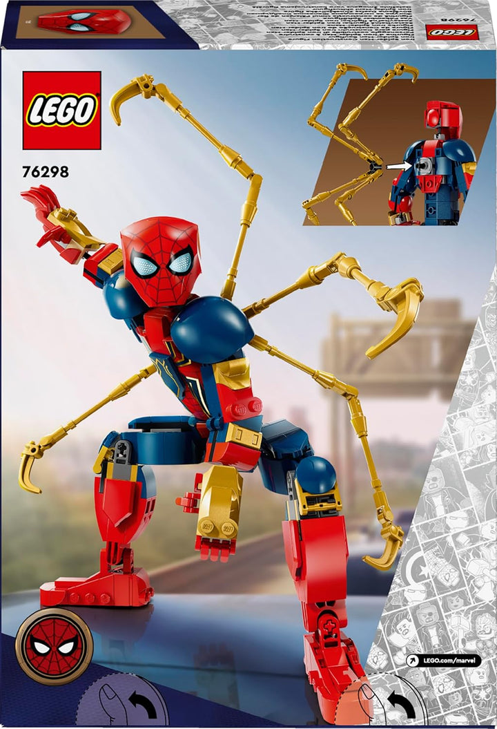 LEGO Marvel Iron Spider-Man Baufigur, Superhelden-Actionspielzeug für Kinder ab 8 Jahren, Jungen & M