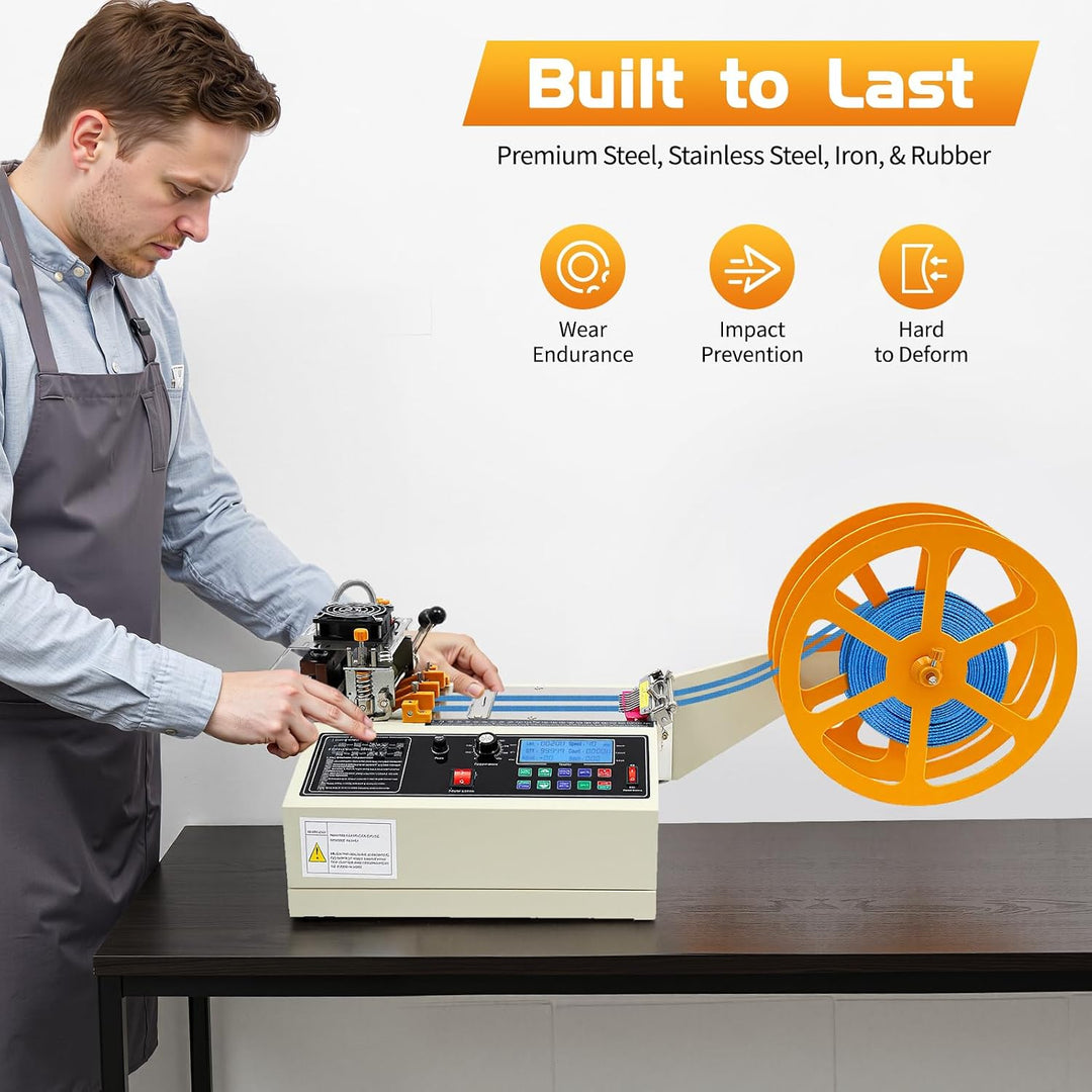 Automatischer Heiss- und Kaltschneider 400W mit LCD-Bildschirm, Schneiddicke bis 6mm, 0-450℃ Tempera