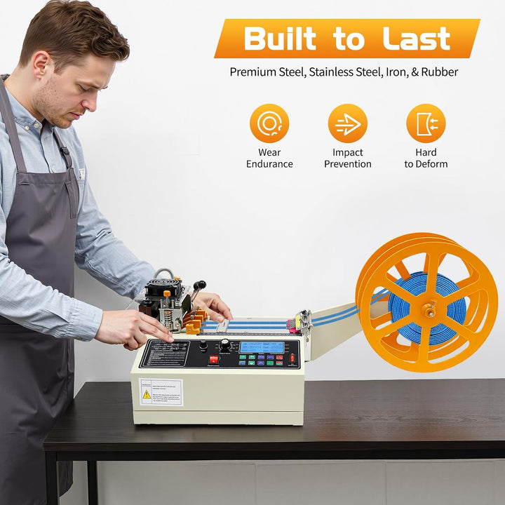 Automatischer Heiss- und Kaltschneider 400W mit LCD-Bildschirm, Schneiddicke bis 6mm, 0-450℃ Tempera