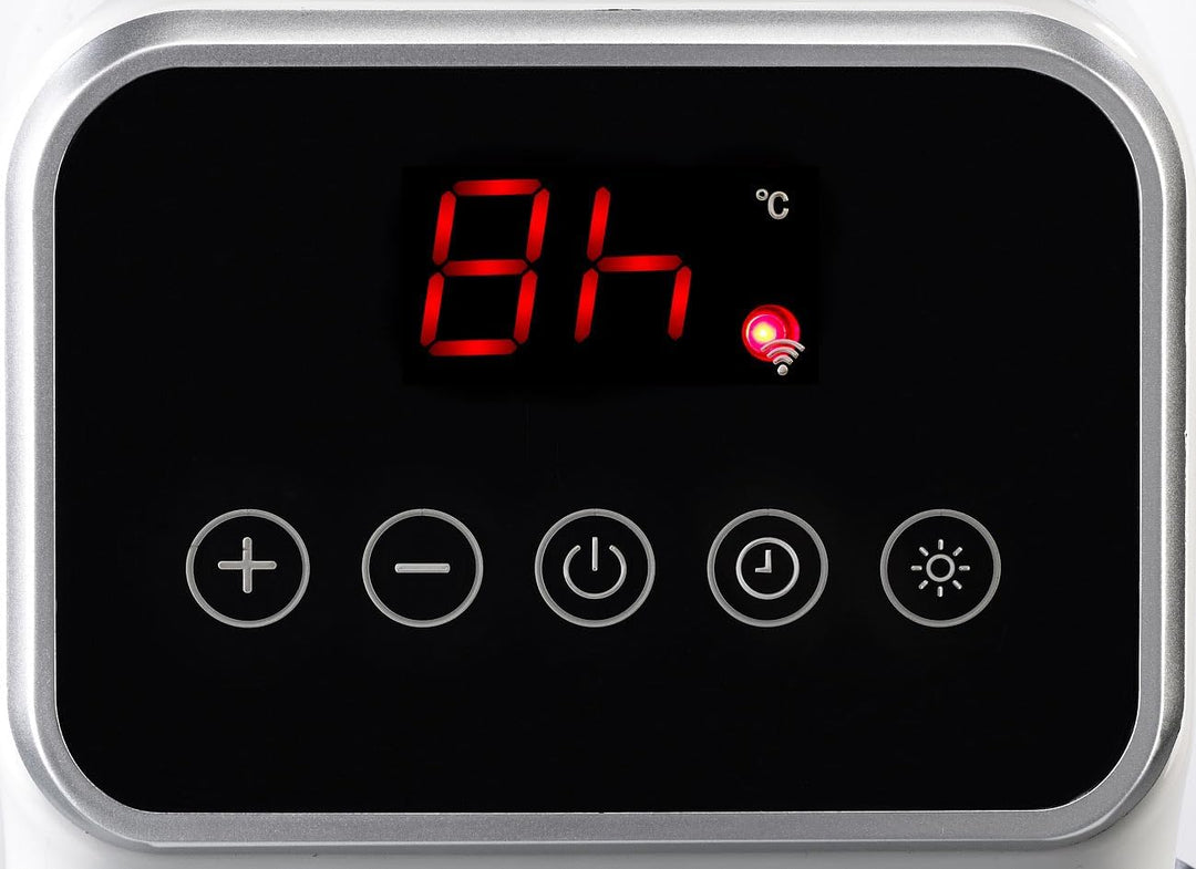 Sichler Haushaltsgeräte Heizgeräte: WLAN-Ölradiator mit App und Fernbedienung, Timer, 11 Rippen, 2.5