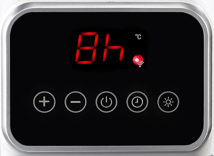 Sichler Haushaltsgeräte Heizgeräte: WLAN-Ölradiator mit App und Fernbedienung, Timer, 11 Rippen, 2.5