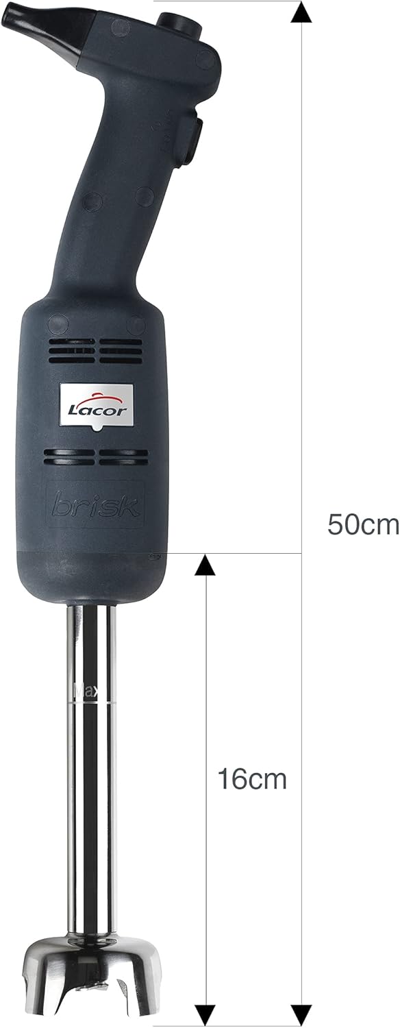 LACOR 69723 brick Brisk-Handmixer, professioneller Aktenvernichter, austauschbare Arme, Variable Ges