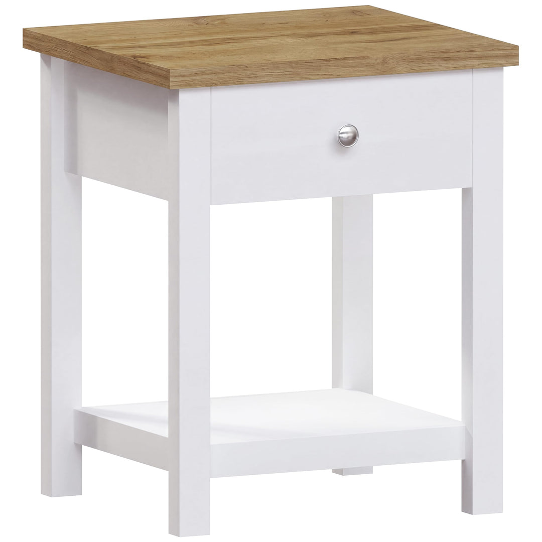 Vida Designs Schubladenboxen, MDF, Spanplatte und Melaminfurnier, Weiss, Standard, Weiss