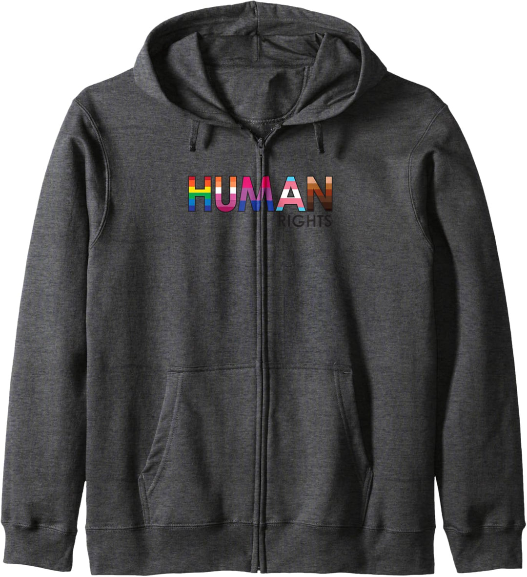 Human Rights, LGBTQ, Racism, Sexism, Flags, Protest Tee Kapuzenjacke