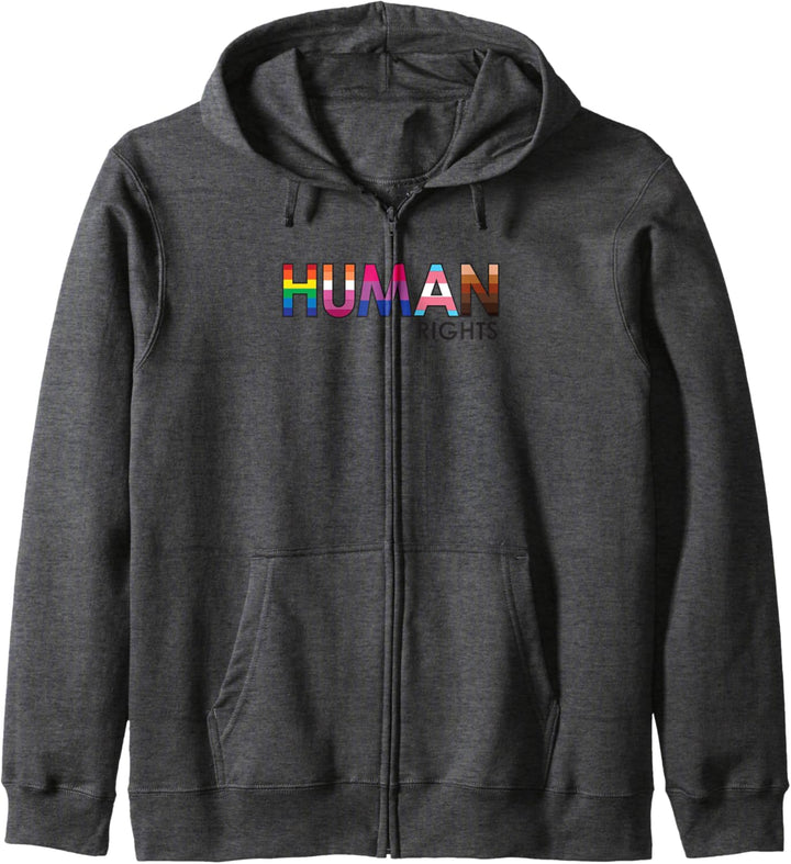 Human Rights, LGBTQ, Racism, Sexism, Flags, Protest Tee Kapuzenjacke