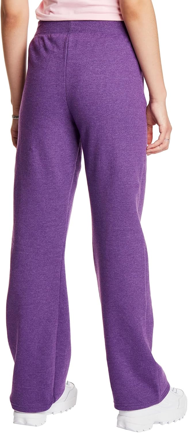 Hanes Damen EcoSmart Sweatpants mit offenem Bein, Fleece, Normale und zierliche Grössen erhältlich O