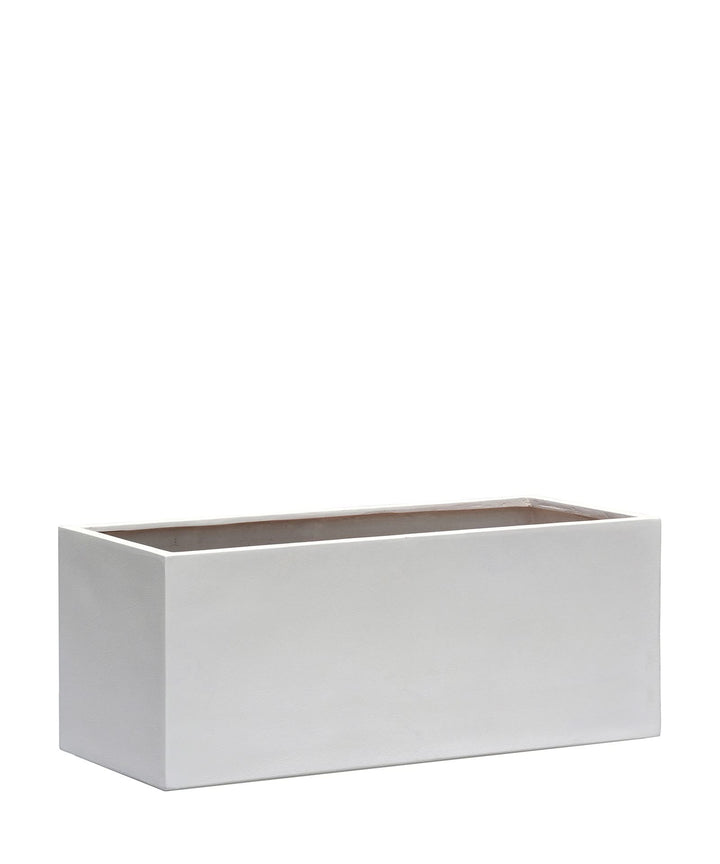 ESCHBACH® Pflanzkübel Box 100 Weiss Rechteckig * 100 x 45 x 45 cm * 10 Jahre Garantie 100x45x45, 100