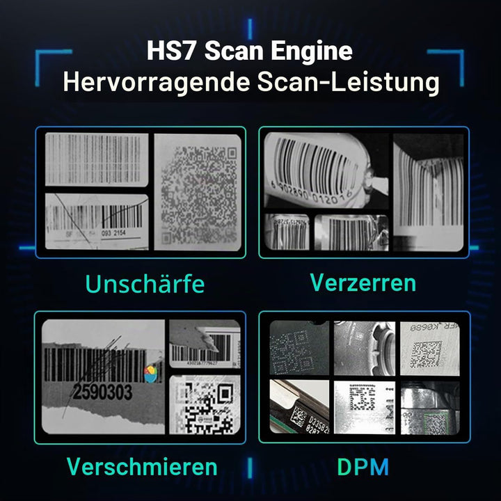 Tera Android 11 Barcode-Scanner mit 26 Tasten HS7-Scan-Engine IP67 robust 4+64GB 5100 mAh Akku QC 3.