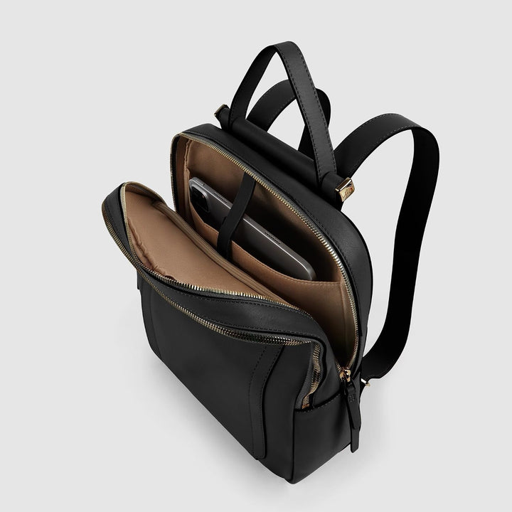 Piquadro Circle Laptoprucksack mit iPad Pro Fach und RFID-Schutz 32 cm black