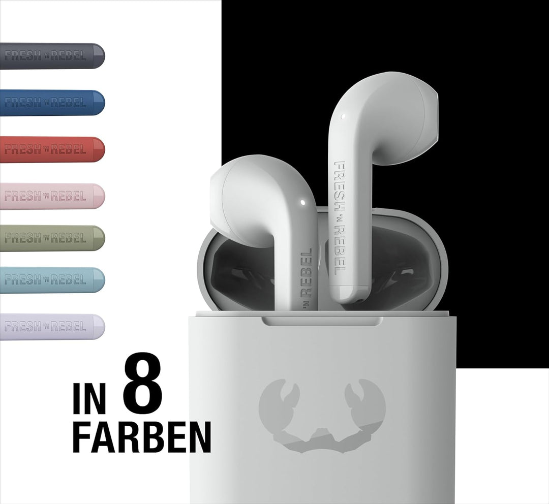 Fresh 'n Rebel Twins Core, True Wireless kabellose In-Ear Bluetooth Kopfhörer, mit Sprachassistent,